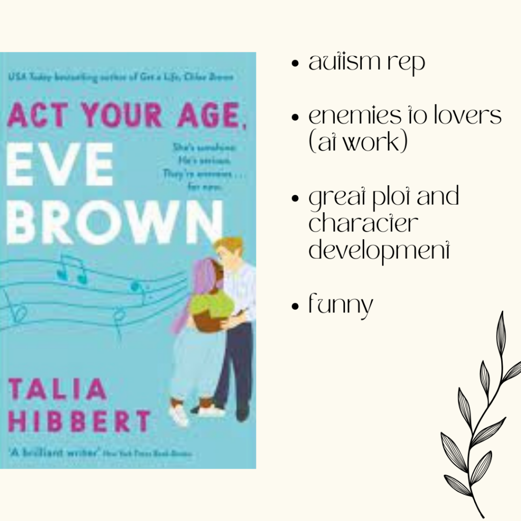 underrated romance novels: act your age eve brown