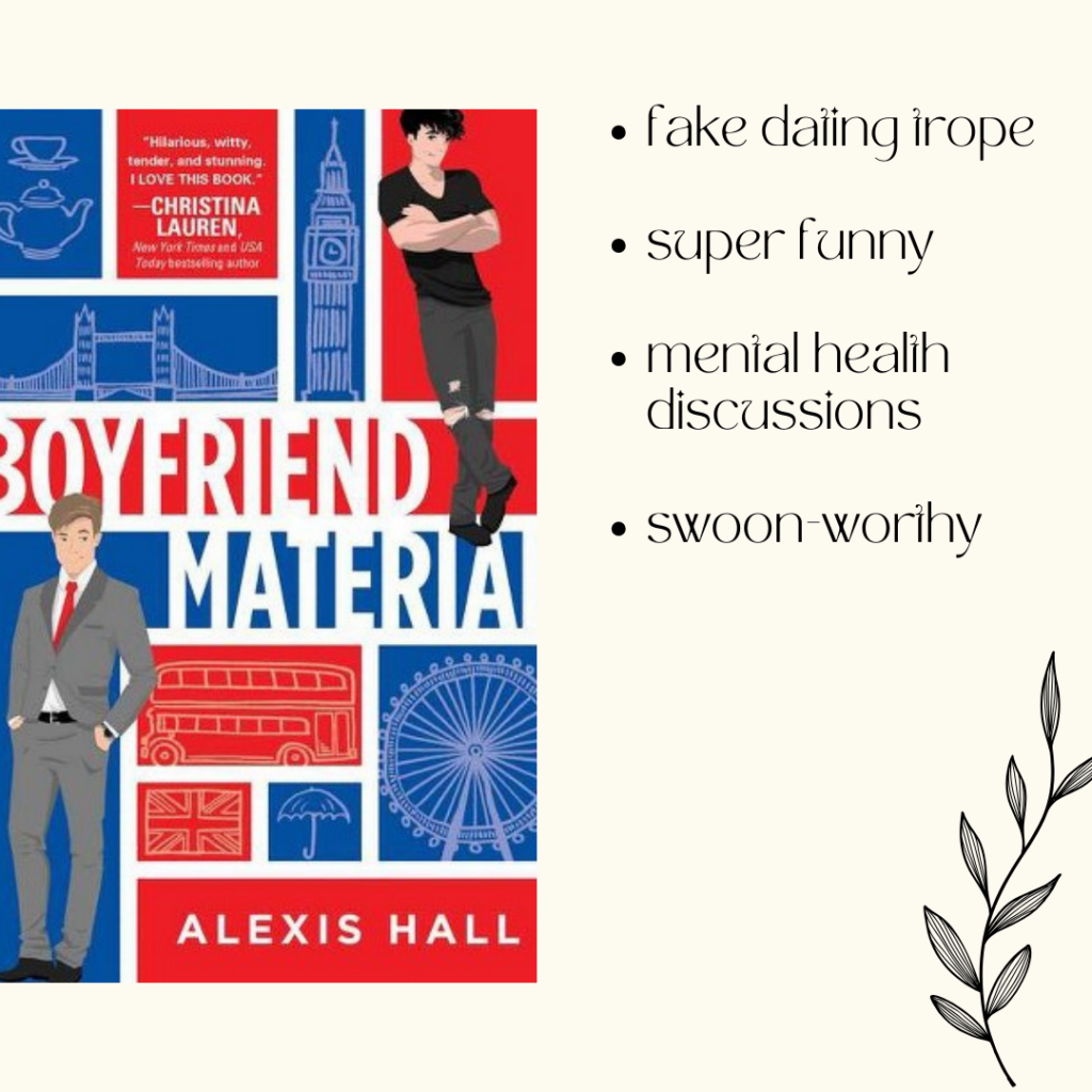 underrated romance novels: boyfriend material