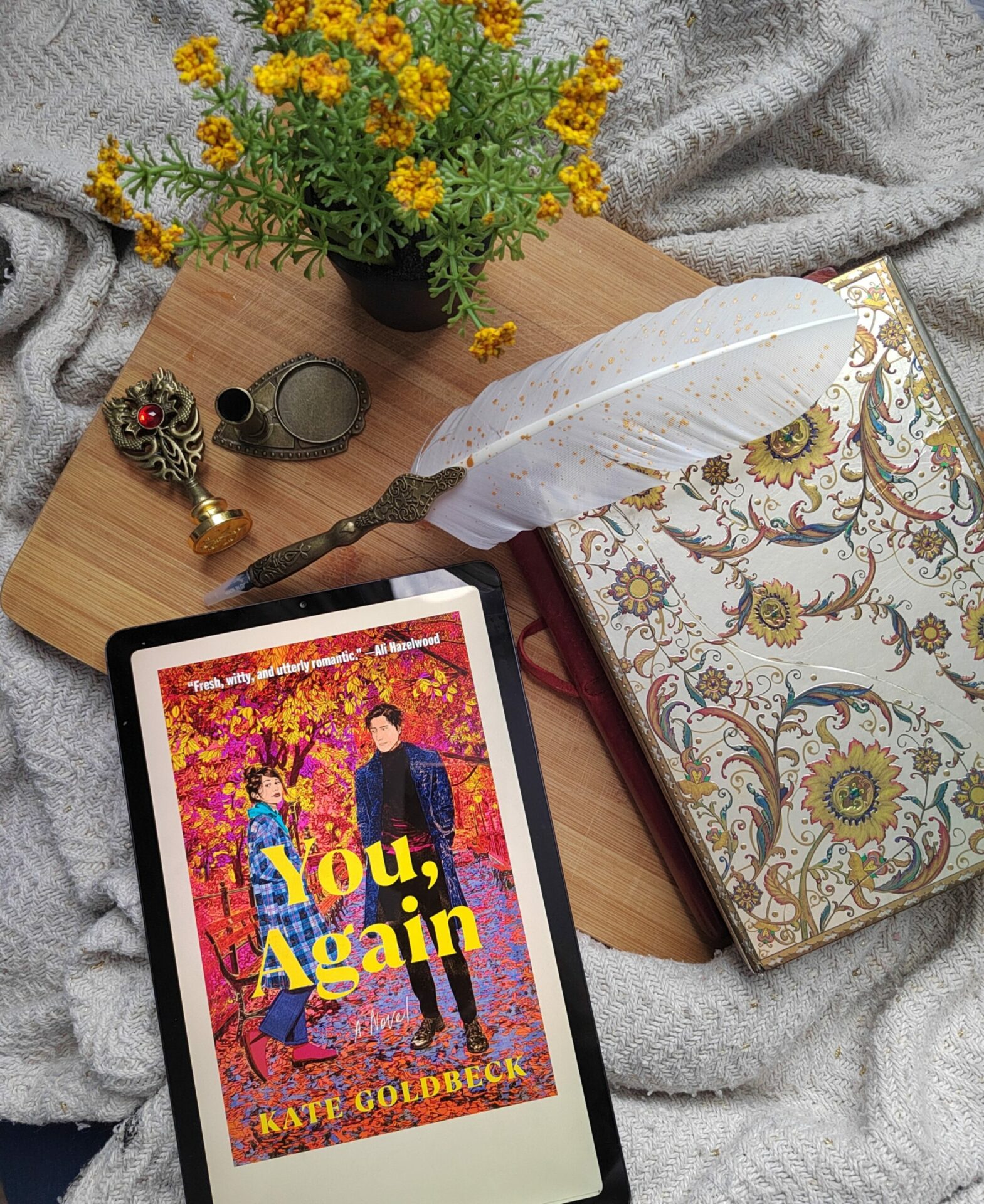 you again review